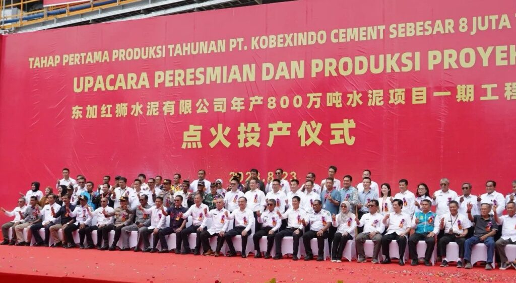 Pabrik Semen Kobexindo di Kutim Resmi Beroperasi