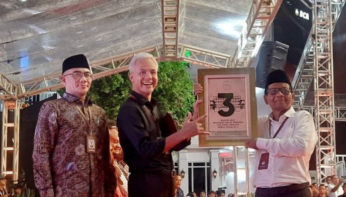 Ganjar Pranowo Senang Dapat Nomor Urut 3