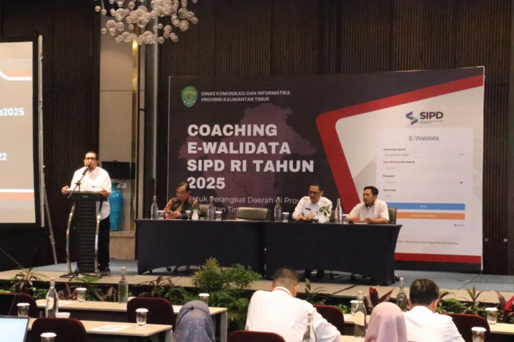 Diskominfo Kaltim Gelar Coaching E-Walidata SIPD-RI 2025 untuk Optimalkan Pengelolaan Data