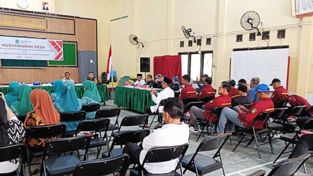 Pemdes Purwajaya Gelar Musdes: Transparansi Anggaran dan Evaluasi Pembangunan 2024