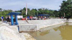 Embung Baru di Maluhu Resmi Difungsikan, Petani Kukar Sambut dengan Antusias