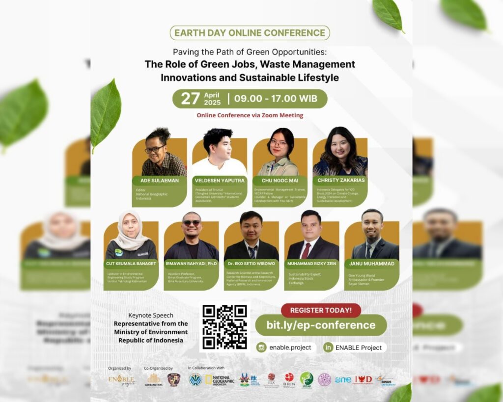 Dorong Ekonomi Hijau, ENABLE Project Gelar Konferensi Hari Bumi 2025