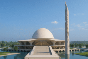 Masjid Nusantara di IKN Capai 60%, Gibran: Ini Simbol Persatuan Bangsa