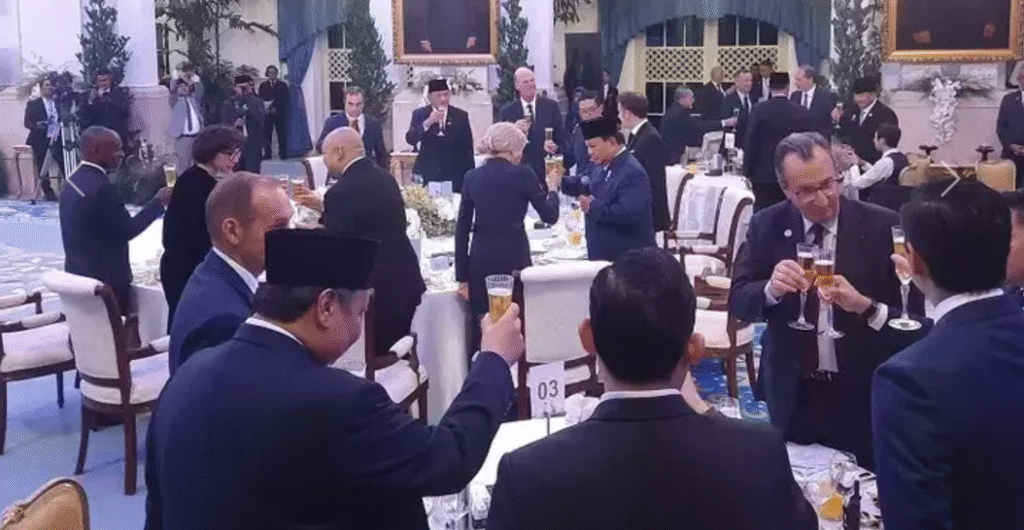 Prabowo Gelar Jamuan Makan Malam untuk Macron di Istana Merdeka