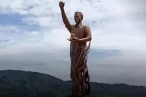 Monumen Jokowi Seharga Rp2,5 Miliar Berdiri di Karo, Terkuak ini Sumber Dananya