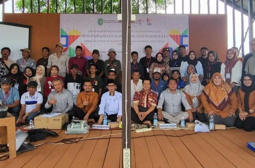 Dispar Kukar Gelar Pelatihan SKKNI untuk Pengelola Wisata Muara Badak