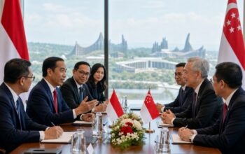 Presiden Ajak Pengusaha Singapura Investasi di IKN, Sebut Nusantara “Golden Opportunity”