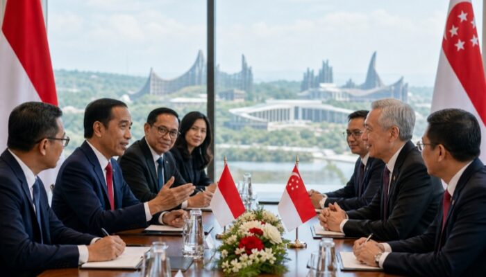 Presiden Ajak Pengusaha Singapura Investasi di IKN, Sebut Nusantara “Golden Opportunity”