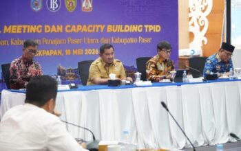 Bupati PPU Mudyat Noor dalam HLM TPID bersama Bank Indonesia Balikpapan membahas pengendalian inflasi dan ketahanan pangan