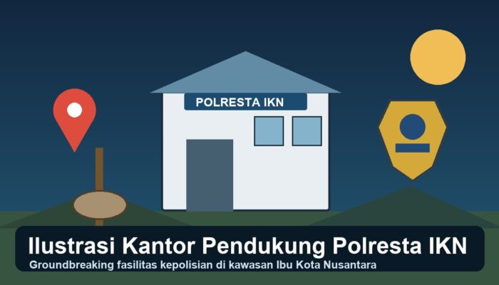 Kapolda Kaltim Letakkan Batu Pertama Kantor Pendukung Polresta IKN Tahap I