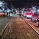 Jalan Soekarno-Hatta Km 4 Balikpapan Diperbaiki dengan Aspal Premium, Pengerjaan Malam Hari
