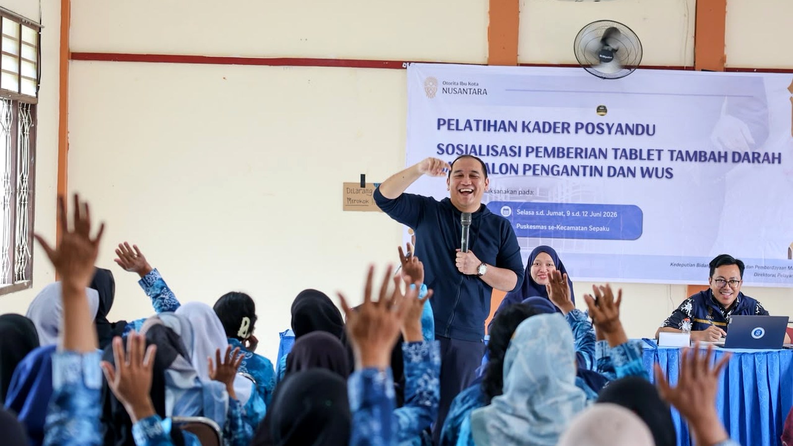Pelatihan kader Posyandu Otorita IKN di Sepaku untuk pencegahan stunting dan edukasi kesehatan reproduksi warga