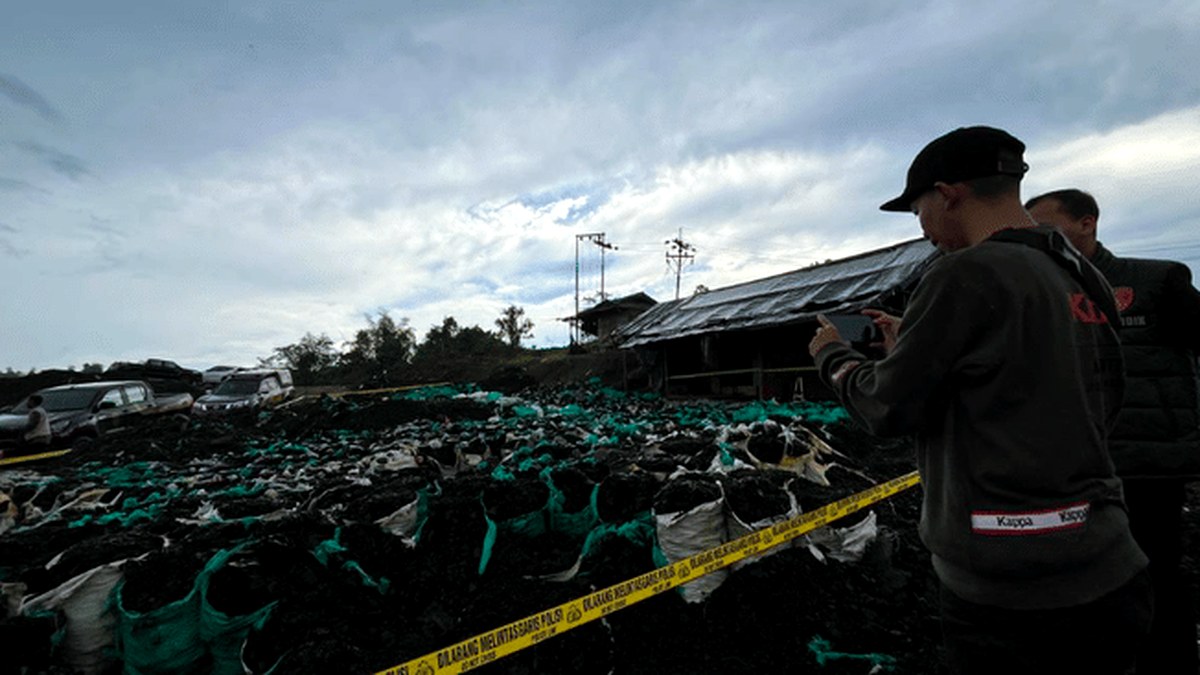 Lahan bekas tambang ilegal di kawasan IKN yang akan direvegetasi bertahap oleh OIKN
