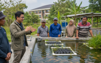 Teknologi Simbiotik, Senjata Dosen Unmul untuk Selamatkan Kolam Ikan Warga Samarinda