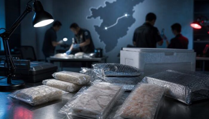 Polda Kaltim Bongkar Jaringan Narkoba Balikpapan-Samarinda, Sabu Disamarkan di Bungkus Frozen Food