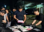 Polda Kaltim Bongkar Jaringan Sabu di Kukar, Satu Buron Bawa Senpi Rakitan