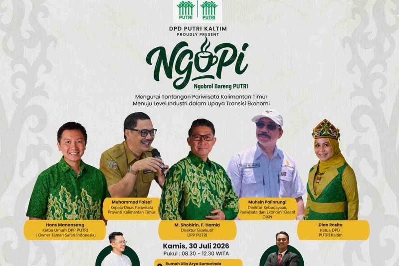 Tokoh pariwisata nasional dan OIKN hadir di Samarinda untuk forum NGOPI DPD PUTRI Kaltim