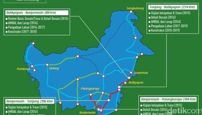 Kemenhub Kaji Trase Kereta Trans Kalimantan, Apa Dampaknya ke IKN?