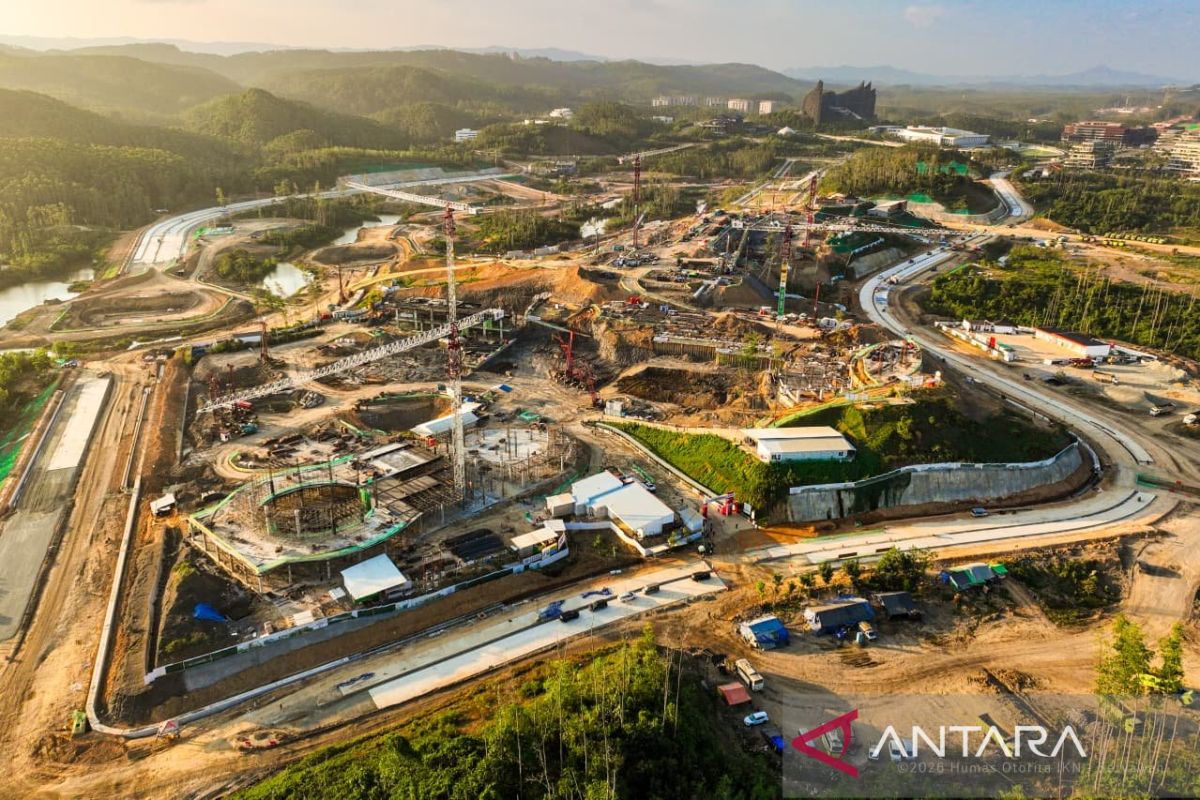 Pembangunan Gedung MK dan KY di IKN capai 12,41 persen