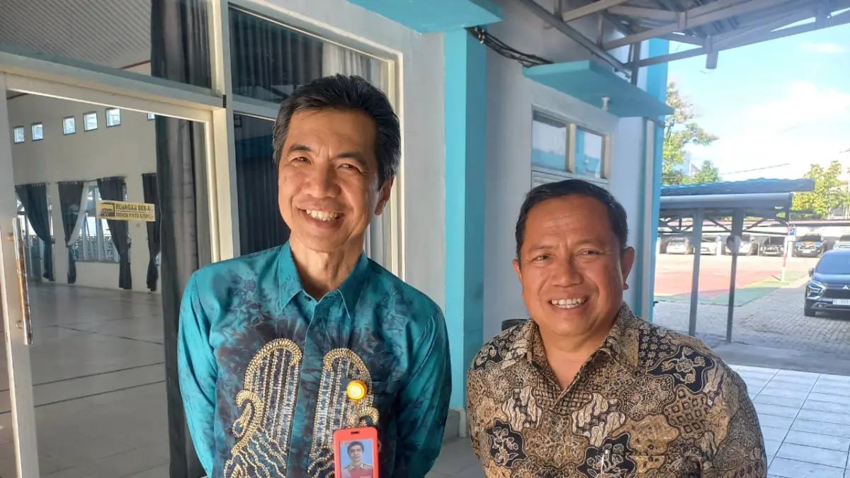 Kabid LLAJ Dishub Kaltim Heru Sentosa menjelaskan rencana induk perkeretaapian Kaltim untuk konektivitas APT Pranoto dan IKN