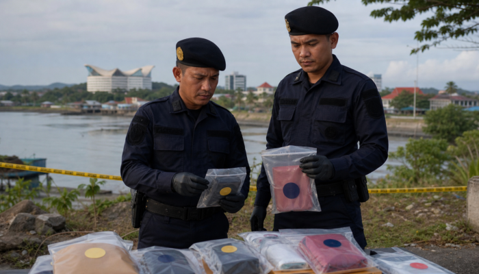 Polres PPU Ringkus Dua Pria, 12 Paket Sabu Disita di Penajam
