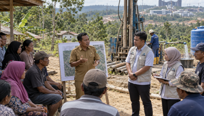 Otorita IKN Siapkan Sumur Bor untuk Warga Sepaku, Basuki: Airnya Milik Masyarakat